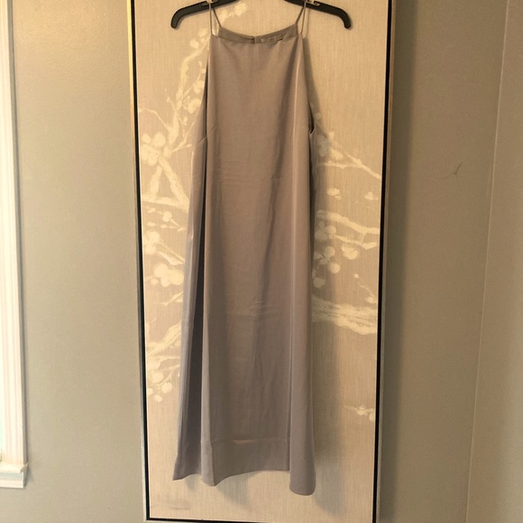 h&m grey satin dress Your BFFs Will Thank You for These H&M Bridesmaid Dresses